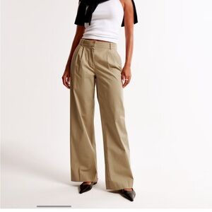 sloane low rise tailored twill pants